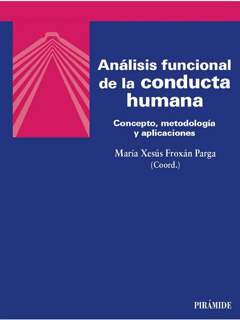 Portada del libro análisis funcional de la conducta humana